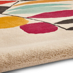 Beige Luxurious Modern Wool Abstract Rug For Bedroom & Living Room-120Cm X 170Cm - thumbnail 7