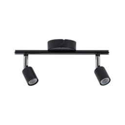 Paulmann 66751 Carolina Spotlight Ip44 Max. 2X10W Dimmable Ceiling Spotlight Anthracite, Chrome Ceiling Lamp Metal - thumbnail 2