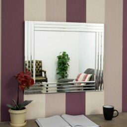 Mirroroutlet Oakley All Glass Triple Edge Bevelled Mirror 68 X 58 Cm - thumbnail 5