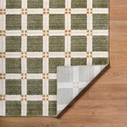 Livabliss La Luna-Modern Green Off-White Grey Brown Graphic Living Dining Bedroom Rug 200 X 275 Cm Easy Care, Non Shedding - thumbnail 4