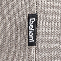 Beliani Armchair Skjanes Fabric Light Grey - thumbnail 5