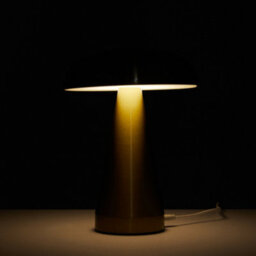 Living And Home Mushroom Shape Rechargeable Dimmable Table Lamp Night Light - thumbnail 2
