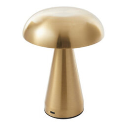 Living And Home Mushroom Shape Rechargeable Dimmable Table Lamp Night Light