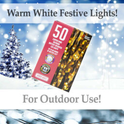 Outdoor Copper Wire Lights(50) - Warm White- Christmas Lights - thumbnail 3