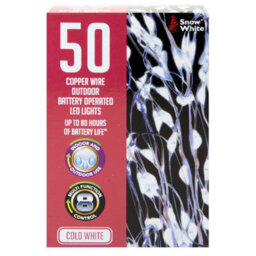 Outdoor Copper Wire Lights(50) - Warm White- Christmas Lights - thumbnail 1