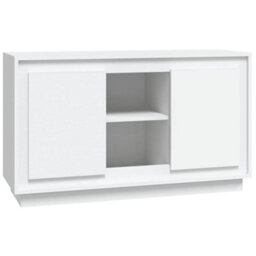 Berkfield Sideboard White 102X35X60 Cm Engineered Wood - thumbnail 2