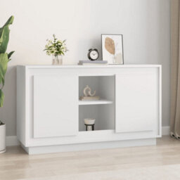Berkfield Sideboard White 102X35X60 Cm Engineered Wood