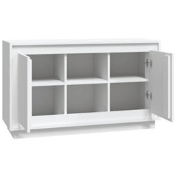Berkfield Sideboard White 102X35X60 Cm Engineered Wood - thumbnail 6