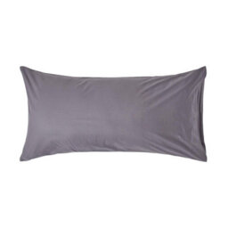 Homescapes Dark Grey Egyptian Cotton Housewife Pillowcase 200 Tc, King Size - thumbnail 1