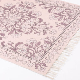 Kew 120X170Cm Mauve Antique Printed Rug With Tassel - thumbnail 2