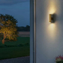 Ultra Beam Lighting Ultrabeam Brass Up And Down Outdoor Led Wall Light 6 Watt Led 600 Lumen Ip65 - thumbnail 4
