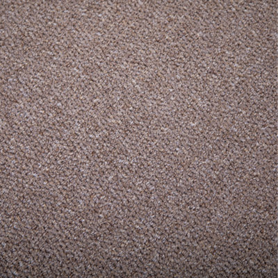 FloorMatch Sand Shade Carpet Berber Loop Durable Hard Wearing Pile 4mm Thick - 5M Width - image 1
