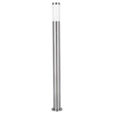 Ip44 Stainless Steel Outdoor Bollard Light - 12W E27 Driveway Lamp Post 1100mm - image 1