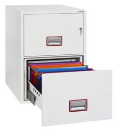 Phoenix Safe Company Phoenix World Class Vertical Fire File Fs2272K 2 Drawer Filing Cabinet With Key Lock - thumbnail 3