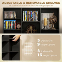 500 Dvd Storage Unit, Blu-Ray Media Storage Shelf - thumbnail 5