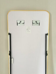 Downton Interiors Gold Tall Metal Frame Mirror Wall & Floor Standing  145 X 45Cm - Soho Collection - thumbnail 6