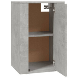 Berkfield Wall Mounted Tv Cabinets 2 Pcs Concrete Grey 40X34.5X60 Cm - thumbnail 8