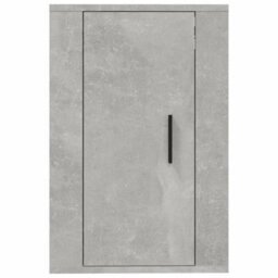 Berkfield Wall Mounted Tv Cabinets 2 Pcs Concrete Grey 40X34.5X60 Cm - thumbnail 6