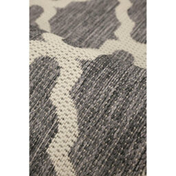 Melrose County Trellis Grey Patterned Indoor Non Slip Large Area Rug 160/225Cm - thumbnail 3
