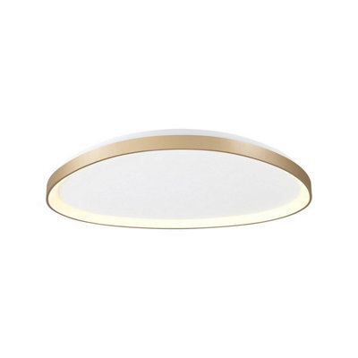 Luminosa Lighting Luminosa Niseko Triangular Ceiling 61Cm 48W Led, 3000K, 2900Lm, Gold, 3Yrs Warranty - image 1