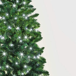 Shatchi 5Ft Prelit Cool White Leds Slim Chrismtmas Tree Cool White Leds - thumbnail 4