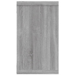 Berkfield Wall Cube Shelves 4 Pcs Grey Sonoma 80X15X26.5 Cm Engineered Wood - thumbnail 7