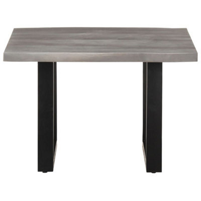 Berkfield Industrial Coffee Table With Live Edges 60X60X40 Cm Solid Acacia Wood - image 1