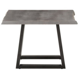 Berkfield Industrial Coffee Table With Live Edges 60X60X40 Cm Solid Acacia Wood - thumbnail 3