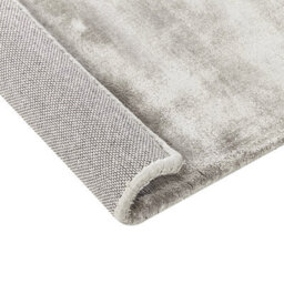 Beliani Rug Gesi Ii Light Grey 80 X 300 Cm Viscose - thumbnail 5