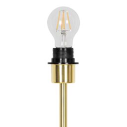 GoodHome Willet Satin Brass Effect Floor Lamp Base - thumbnail 5