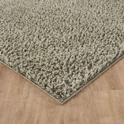 Ainsley Plain Living Room Shaggy Area Rug Modern Soft Pile Polyester Rug Sage 60 X 220 Cm (Runner) - thumbnail 6