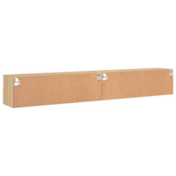 Walplus Tv Wall Cabinets 2 Pcs Sonoma Oak 100X30X30 Cm Engineered Wood - thumbnail 9
