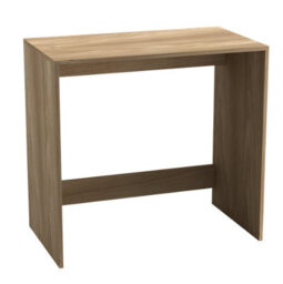 Urbn-Living Urbnliving 75Cm Height Small Compact Modern Computer Pc Laptop Desk Study Table Home Office Workstation Oak Colour - thumbnail 1