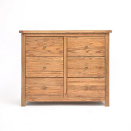 Cabinet Bits Trivento 6 Drawer Chest Of Drawers Brass Knob - thumbnail 1