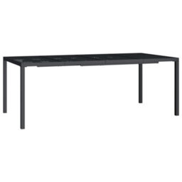 Berkfield Garden Table Anthracite 200X100X72 Cm Steel - thumbnail 2