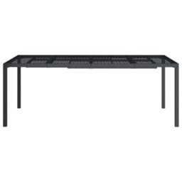 Berkfield Garden Table Anthracite 200X100X72 Cm Steel - thumbnail 3