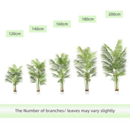 MCC Direct Artificial Plant Palm Tree Indoor House Plant 140Cm - thumbnail 4