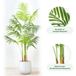 MCC Direct Artificial Plant Palm Tree Indoor House Plant 140Cm - thumbnail 3