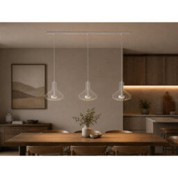 Luminosa Lighting Luminosa Axia Bar Pendant Ceiling Light White 3X Gx53 - thumbnail 2