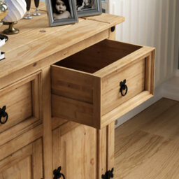Lassic Vida Designs Corona 2 Door 2 Drawer Sideboard Storage Cabinet Cupboard - thumbnail 6