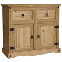 Lassic Vida Designs Corona 2 Door 2 Drawer Sideboard Storage Cabinet Cupboard - thumbnail 7