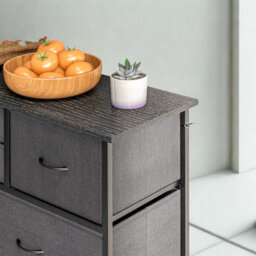 FURNOLD Industrial 10 Drawer Chest Storage Unit Black - thumbnail 4