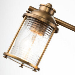 Luminosa Lighting Elstead Kichler Ashland Bay Wall Lamp Natural Brass, Ip44 - thumbnail 3
