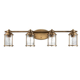 Luminosa Lighting Elstead Kichler Ashland Bay Wall Lamp Natural Brass, Ip44 - thumbnail 5