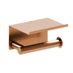 Cosmic Paper Holder With Cover Brushed Copper Pvd Architect Sp - thumbnail 1