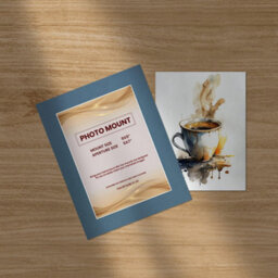 Ak Frames 9X7 Pompadour Picture Mounts To Fit 7X5 Aperture Size - Mount Board Only (No Frame Included) - thumbnail 5