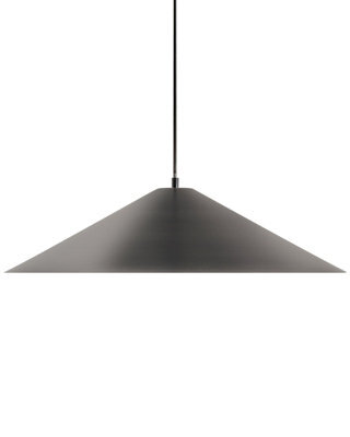Wyld And Coco Lumina Ufo Black Pendant Lamp - Modern Mid-Century Metal Pendant Light For Dining And Kitchen (W58 X D58 X H100Cm) - image 1