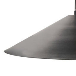 Wyld And Coco Lumina Ufo Black Pendant Lamp - Modern Mid-Century Metal Pendant Light For Dining And Kitchen (W58 X D58 X H100Cm) - thumbnail 4