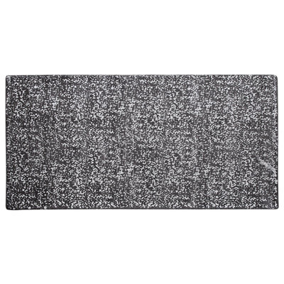 Beliani Rug Esel Silver 80 X 150 Cm Viscose - image 1