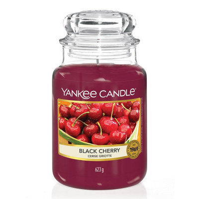 Yankee Candle Original Large Jar Scented Candle Black Cherry, 623G - image 1